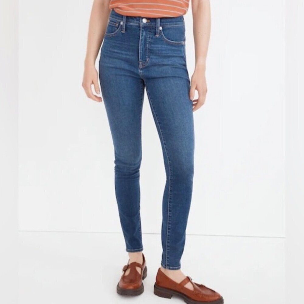 Madewell 26 (2) Roadtripper Women’s Skinny Jeans 9.5” Rise Stretch